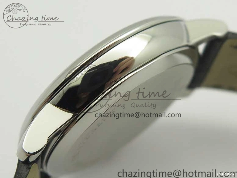 0316 De Ville Prestige Small Second TWF 1:1 Best Edition Black Dial on Black Leather Strap MIYOTA Resilient 8037